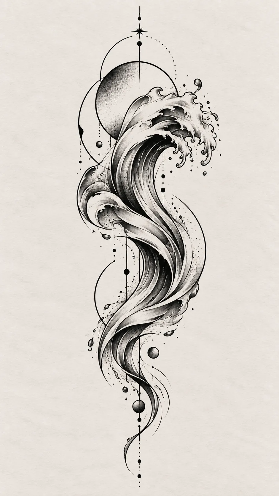 Flowing Abstract Waves
