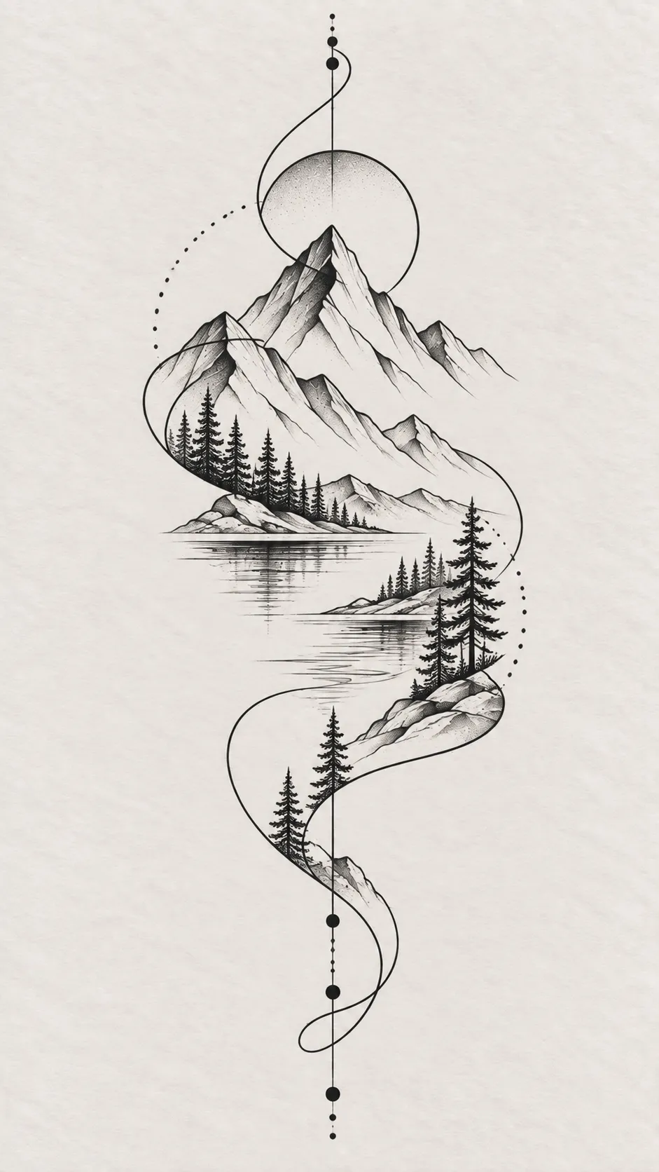 Monoline Landscapes